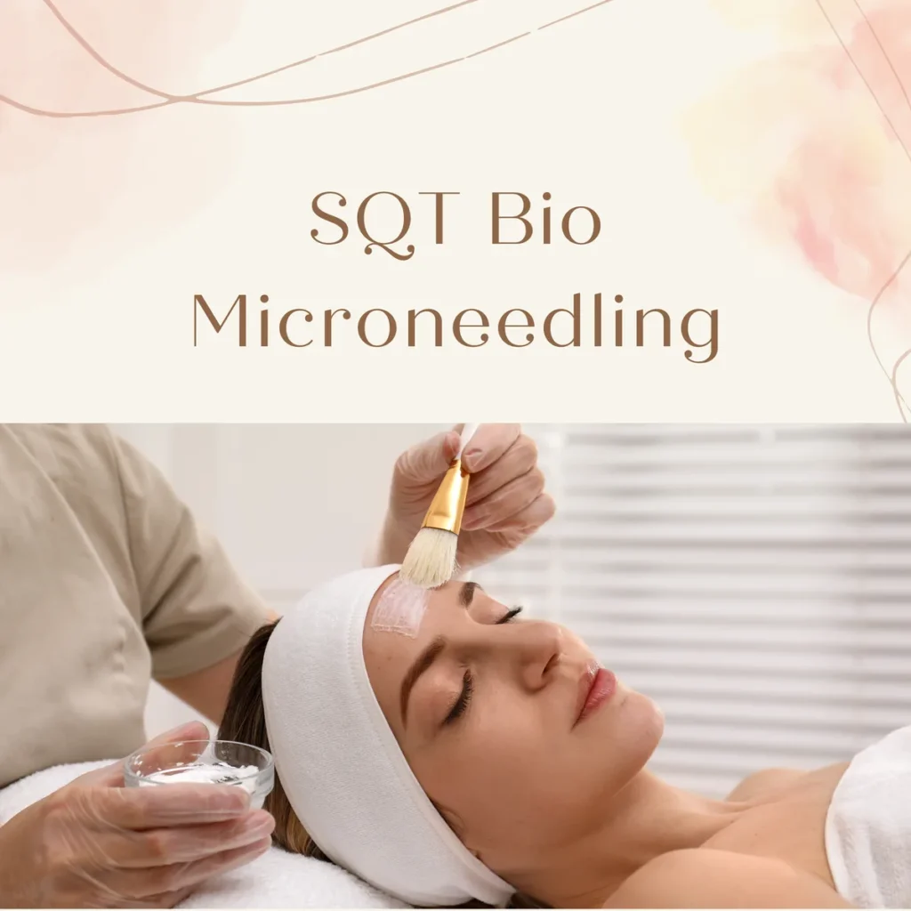SQT Bio-Microneedling treatment at SKINON skin care clinic in Hamilton, Ontario